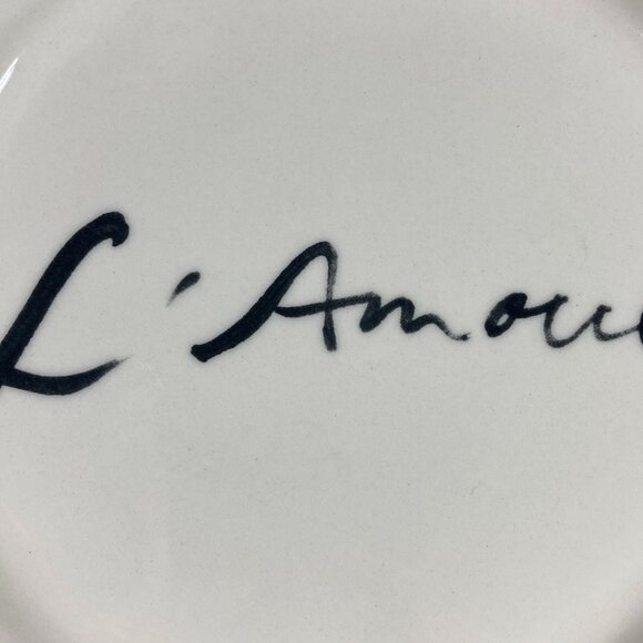 Anthropologie Hotel Magique L'Amour Kisses Dessert Plates Set of 4 - Picture 3 of 6